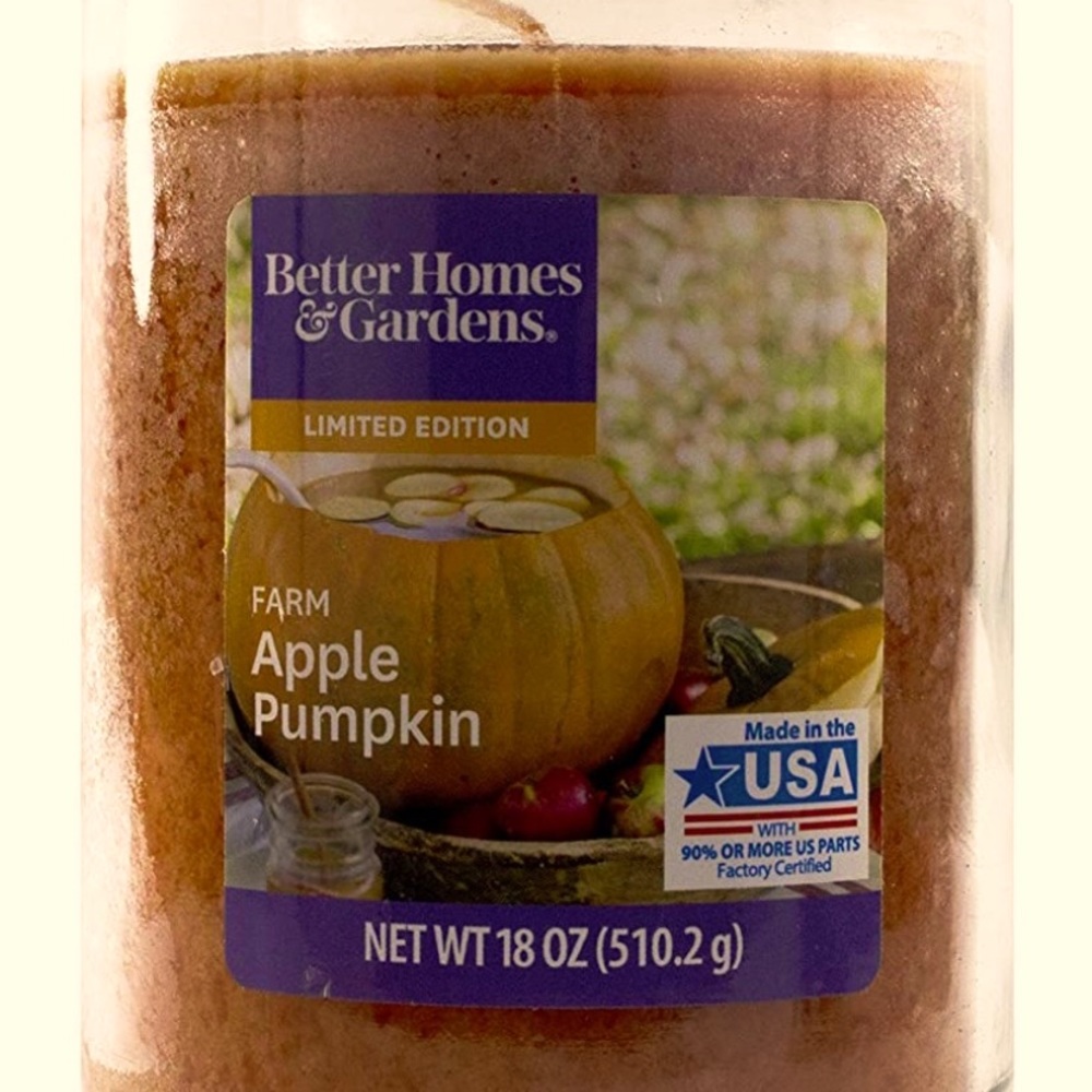Better Homes & Gardens Apple Pumpkin Scent Candle